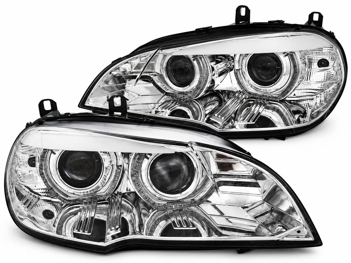 💕ART.10565  FARI  ANTERIORI ADATTO  PER BMW X5 E70 07-10💕