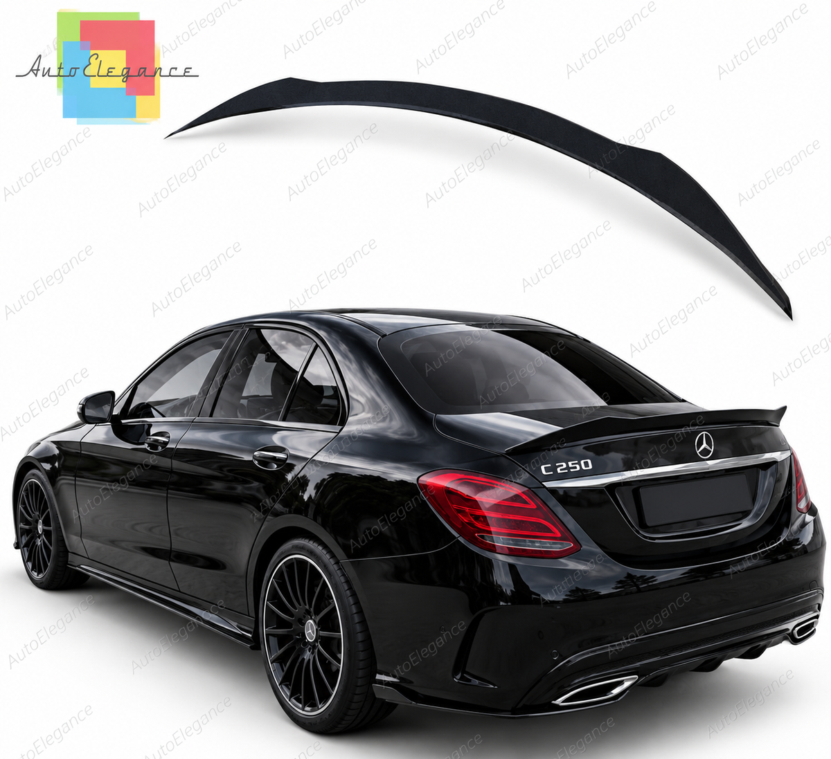 👉Spoiler adatto per Mercedes W205 AMG (2014-2018)👈