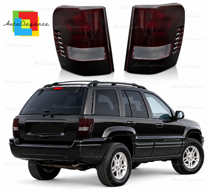 👉Fari Posteriori rosso scuro adatto per Jeep Grand Cherokee (WJ) 99-05.05👈