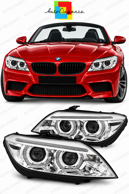 💕ART.10568 FARI  ANTERIORI ADATTO  PER BMW Z4 E89 09-13 CHROME💕