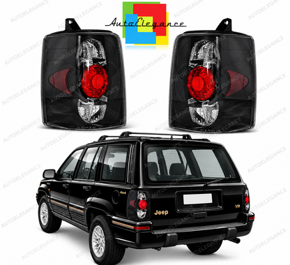 👉Fari Posteriori adatto per JEEP GRAND CHEROKEE (ZJ) 93-99 NERI👈