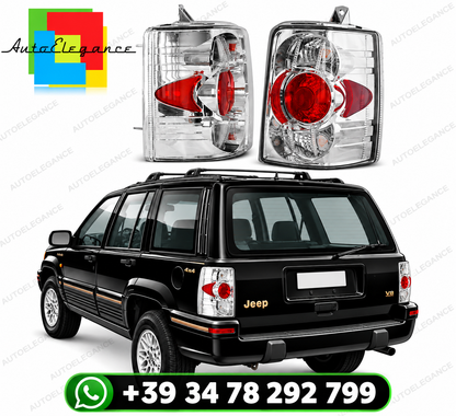 👉Fari Posteriori adatto per JEEP GRAND CHEROKEE (ZJ) 93-99 Cromati👈