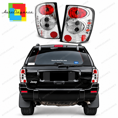👉Fari Posteriori adatto per JEEP GRAND CHEROKEE (WJ) 99-05.05 CROMATI👈