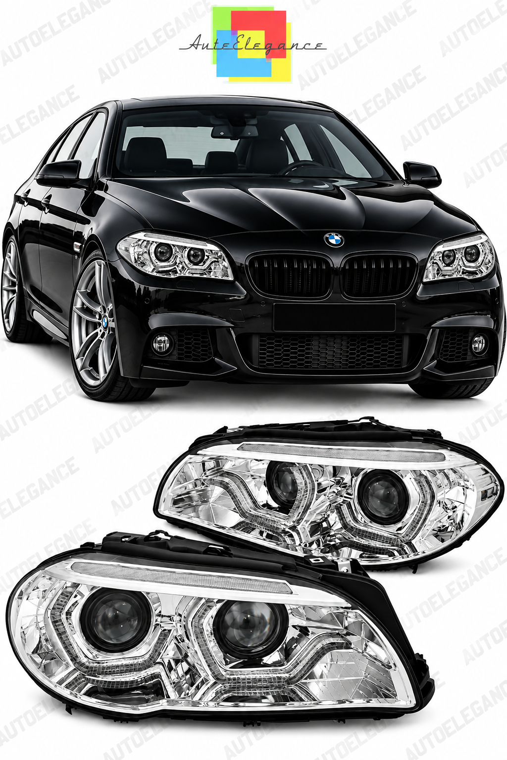 💕ART.10575 FARI  ANTERIORI ADATTO PER BMW F10/F11 10-13💕