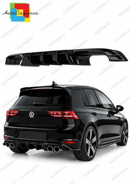 👉Diffusore posteriore adatto per VW Golf Mk7 R (2013-2016)👈