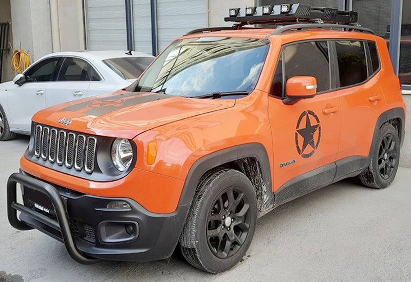 💫ART.2768 Bullbar Anteriore Protezione Jeep Renegade 2014+ Nero💫