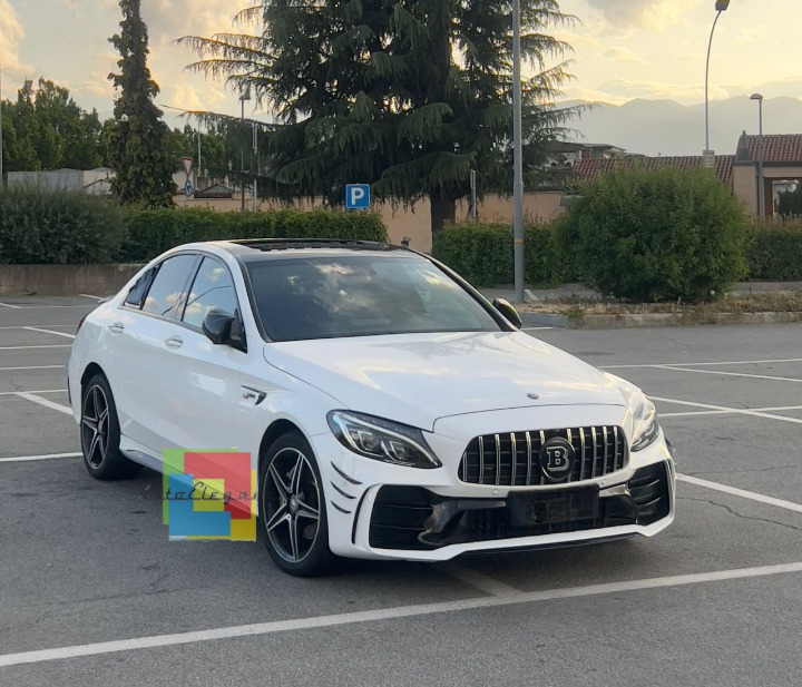 ART.3522  Paraurti anteriore griglia cromata Mercedes Classe C W205 13-18 GT