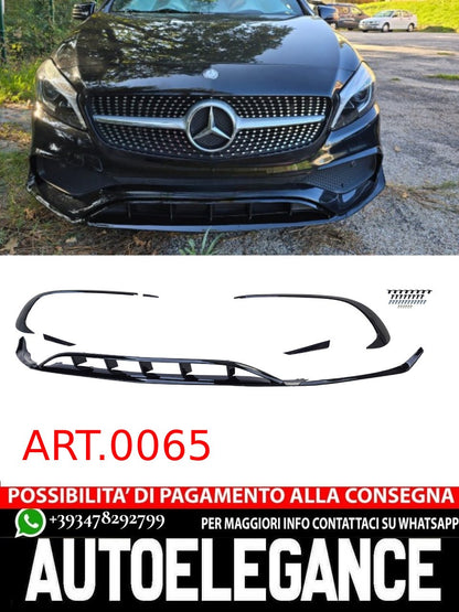 ART. 0065 KIT AERO ANTERIORE MERCEDES  CLASSE A W176 2015-2018 AMG