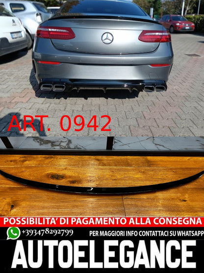 ART. 0942 SPOILER MERCEDES CLASSE E C238 (w213 coupe) 2016-2022 NERO LUCIDO