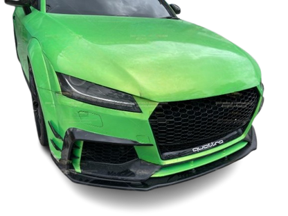 💫ART.4266 Splitter per Audi TT look TTRS 8S Pre-Facelift 16-19 Nero Lucido💫