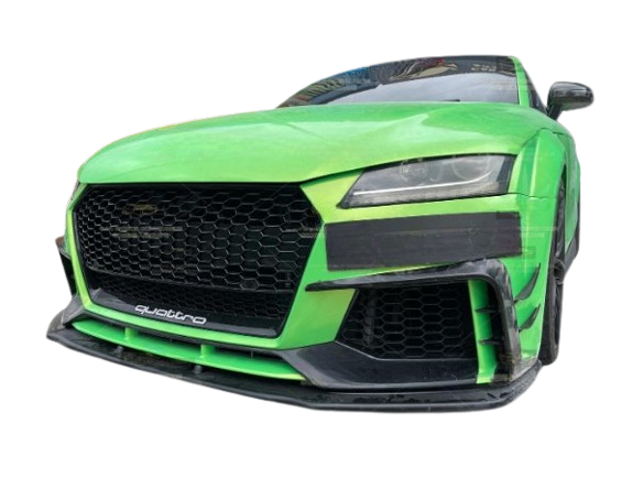 💫ART.4266 Splitter per Audi TT look TTRS 8S Pre-Facelift 16-19 Nero Lucido💫
