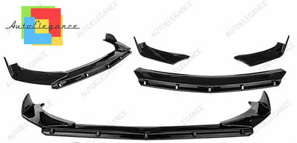 👉SPLITTER PARAURTI ANTERIORE NERO LUCIDO RS - 3P ADATTO PER BMW X1 E84👈