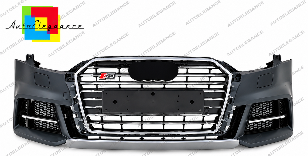 👉Paraurti anteriore adatto per Audi A3 8V S3 Facelift 2017+ SportbacK 0751👈