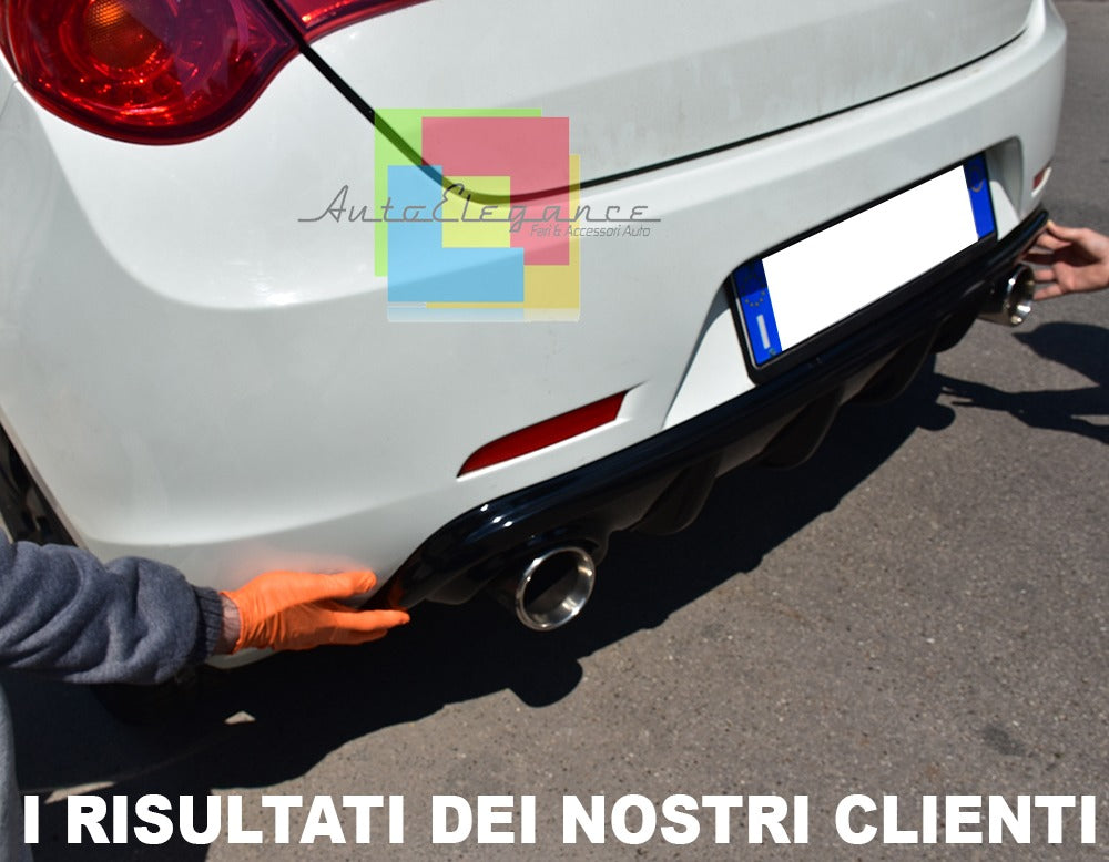 ART. 0061 DIFFUSORE ALFA  ROMEO GIULIETTA 1+1 NERO LUCIDO