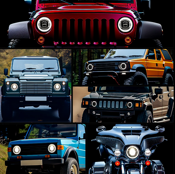 💕ART.8747  FARI  ANTERIORI Land Rover Defender  💕