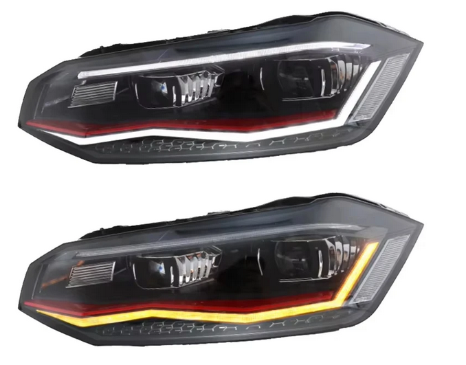 ART.7431  FARI ANTERIORI  VW POLO 6 2011-2024