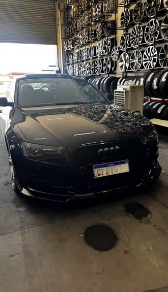 ART.5491 SPLITTER 3PZ  Audi A5 S5 B8 Quattro S-LINE 2012 - 2016