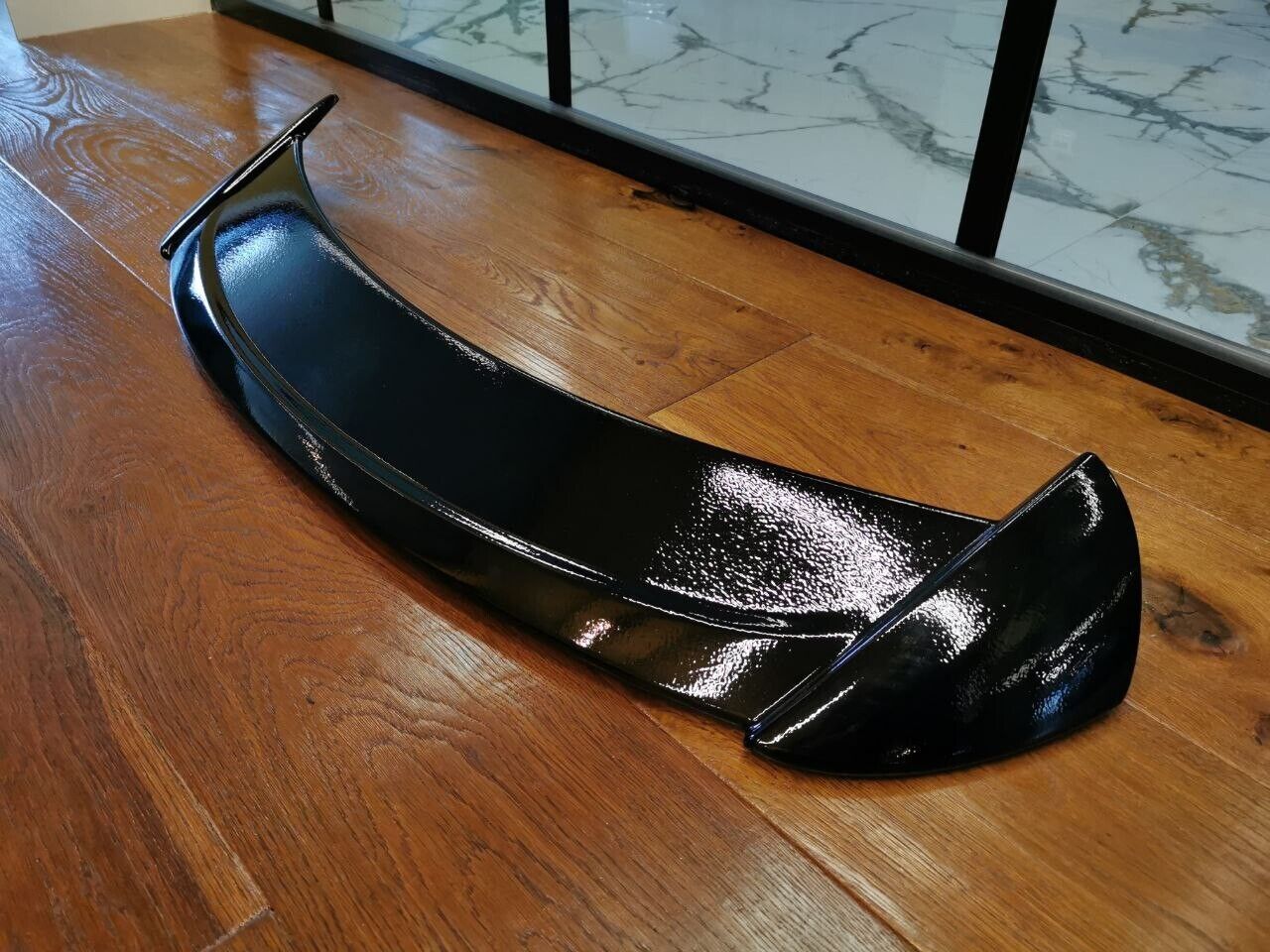 💕ART. 0652 SPOILER RENAULT CLIO 4 IV 2012-2019 LOOK SPORT NERO LUCIDO💕