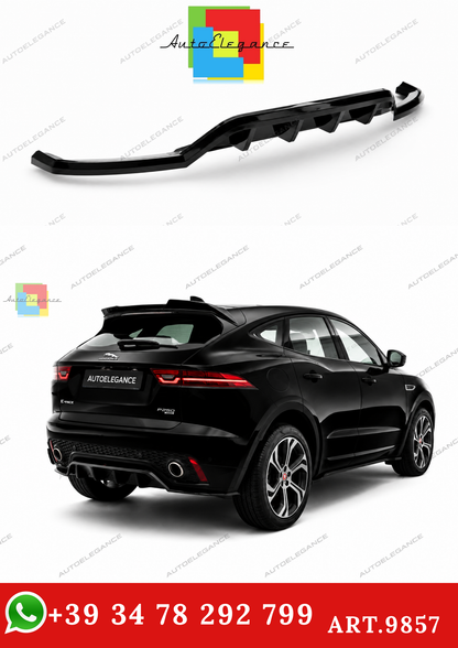🔥ART.9857 SPLITTER POSTERIORE CON BARRE VERTICALI JAGUAR E-PACE R-DYNAMIC Mk1🔥