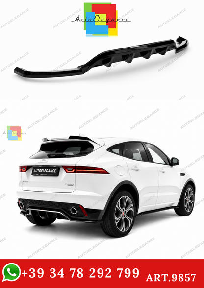 🔥ART.9857 SPLITTER POSTERIORE CON BARRE VERTICALI JAGUAR E-PACE R-DYNAMIC Mk1🔥