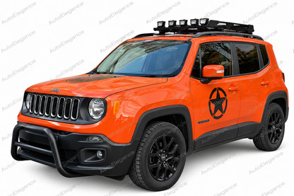 👉ART.2768 Bullbar Anteriore Protezione adatto per Jeep Renegade 2014+ Nero👈