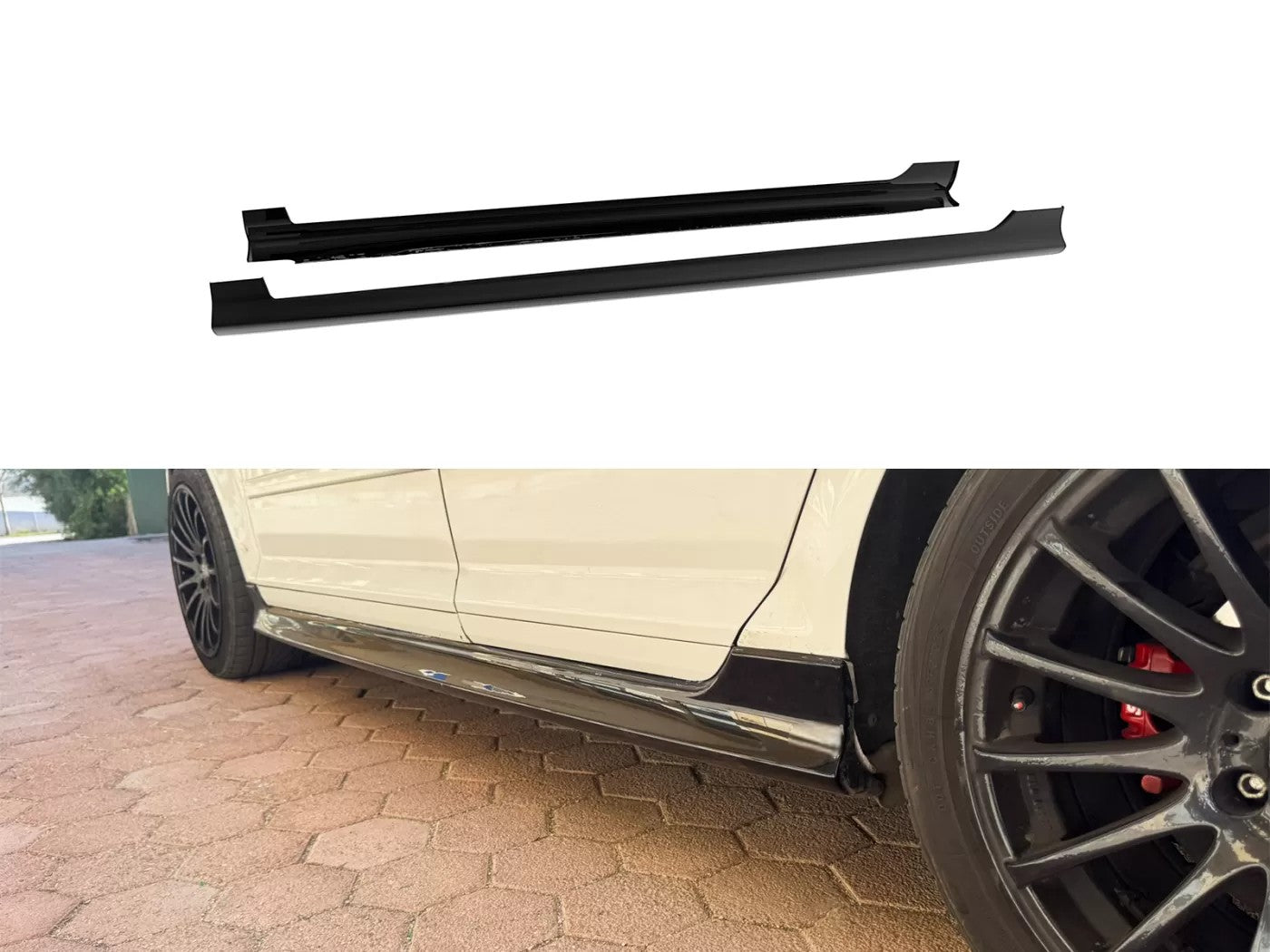 😍ART.5962 Minigonne Adatto Per Audi A3 8P Sills Sportback (2005-2012)  😍