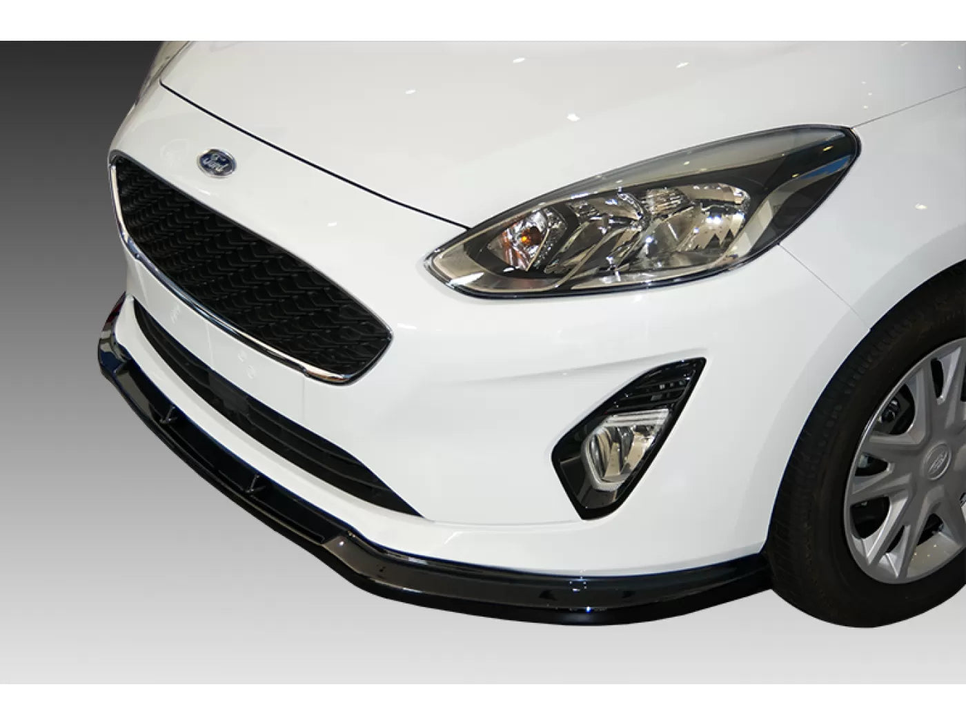 Ford Fiesta Mk8 (2017-2021) STANDARD Front Splitter - GLOSS BLACK