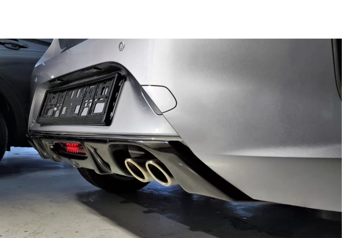 Rear Diffuser with Dual Exhaust Opel Corsa F GS-Line (2019-)