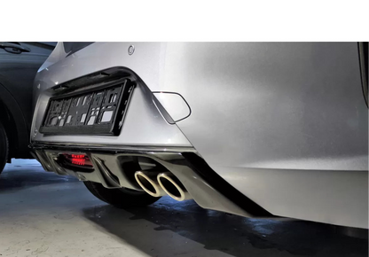 Rear Diffuser with Dual Exhaust Opel Corsa F GS-Line (2019-)