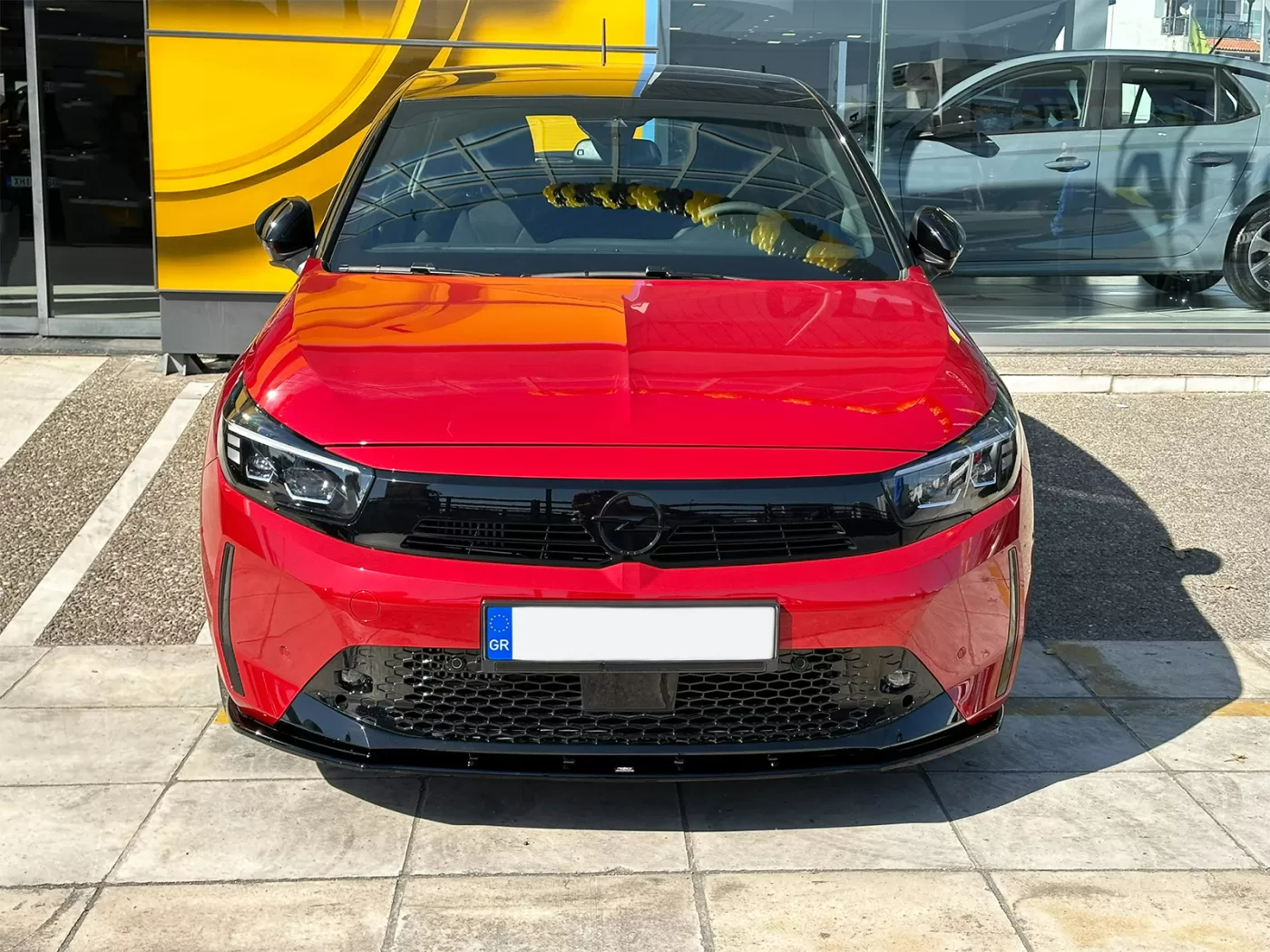Splitter anteriore sul tetto adatto per Opel Corsa F Facelift