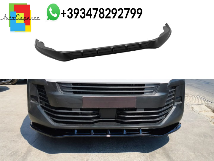 💕Splitter ANTERIORE Citroen Jumpy / Space Tourer / Fiat Scudo/ Opel Vivaro / Zafira Life / Peugeot Expert / Traveller / Toyota Proace L3 Mk3 Nero Lucido💕 (Copia) (Copia)