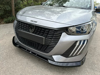 💎Front splitter suitable for Peugeot 208 Mk2 Facelift (2023-)💎