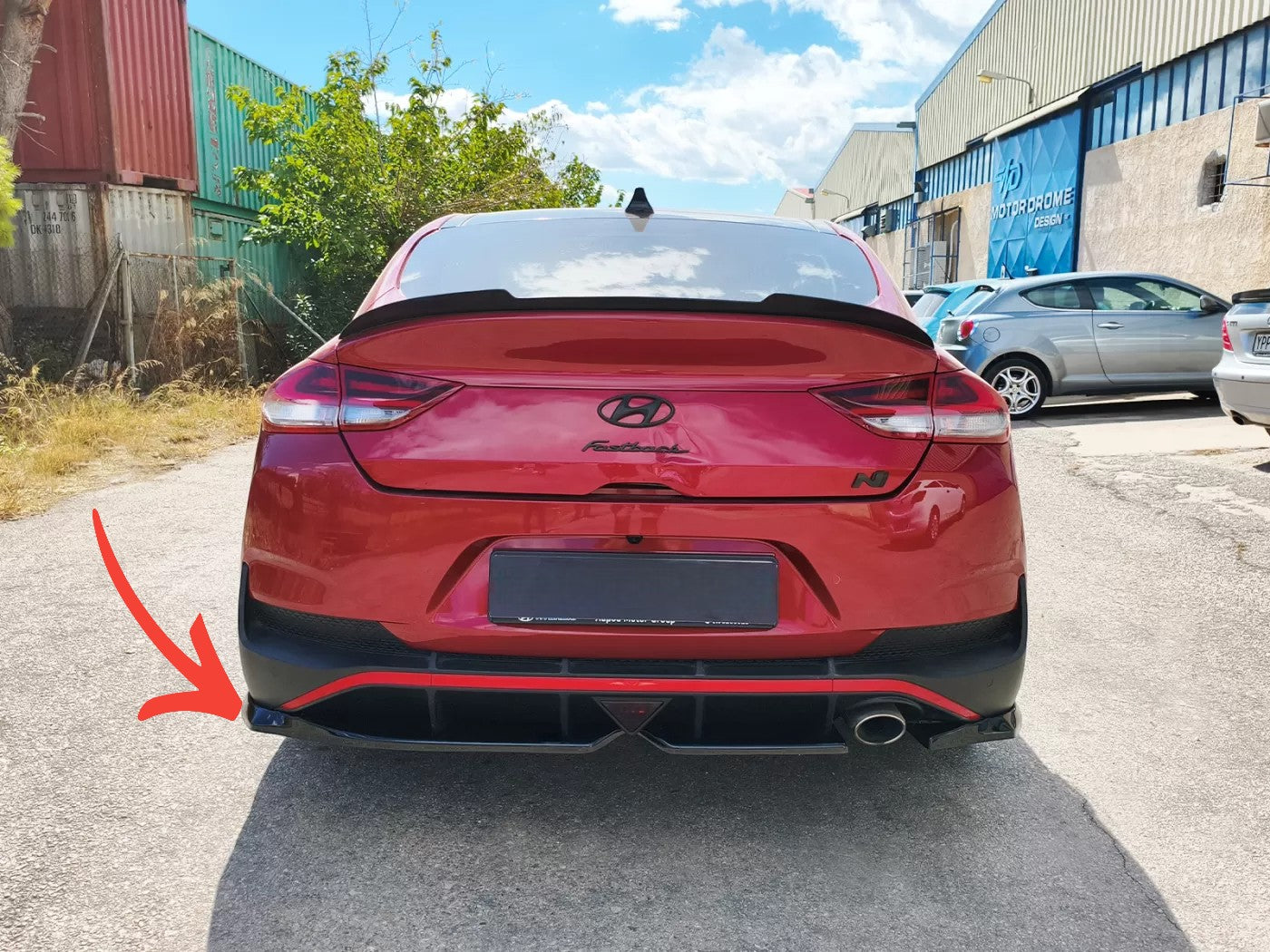 😍ART.6038 Splitter Posteriore Hyundai i30 Mk3 N-Line Fastback Facelift 😍