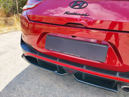 💫ART.5914 Splitter Posteriore per Hyundai i30 Mk3 N-Line Fastback Facelift💫