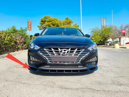 😍ART.6036 Splitter Anteriore Adatto Per Hyundai i30 Mk3 Facelift 😍
