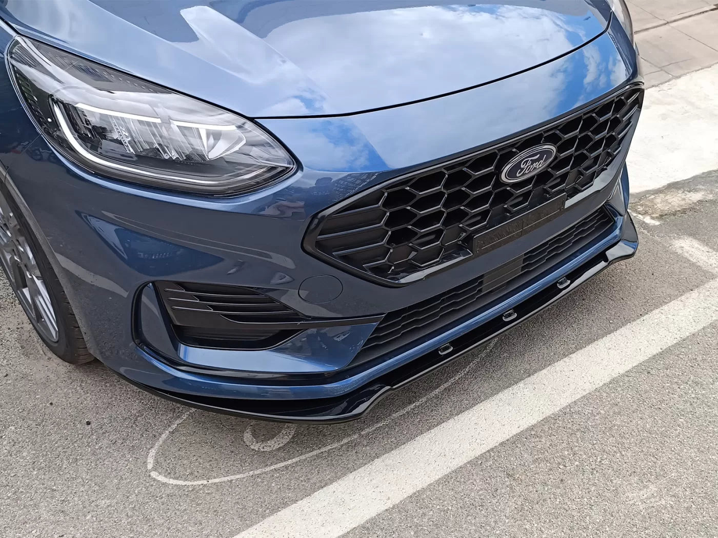 Front Splitter Ford Fiesta Mk8 ST-Line Facelift (2021 in poi)