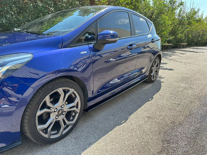 💎Side Skirts Extensions V.2 FOR Ford Fiesta Mk8 ST / ST-Line 2017-💎