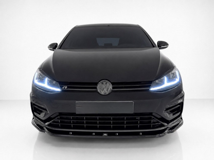 💕ART.10257 SPLITTER V.1 VW Golf Mk7 Facelift R-Line NERO LUCIDO💕