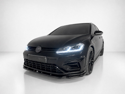 💕ART.10257 SPLITTER V.1 VW Golf Mk7 Facelift R-Line NERO LUCIDO💕