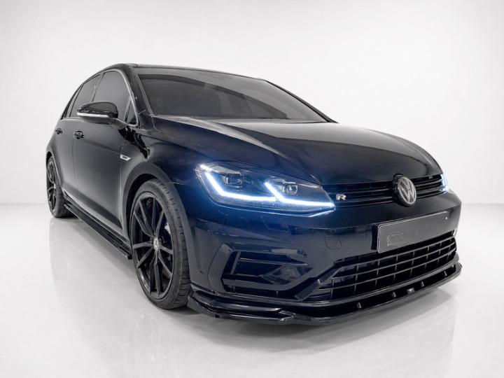 💕ART.10257 SPLITTER V.1 VW Golf Mk7 Facelift R-Line NERO LUCIDO💕