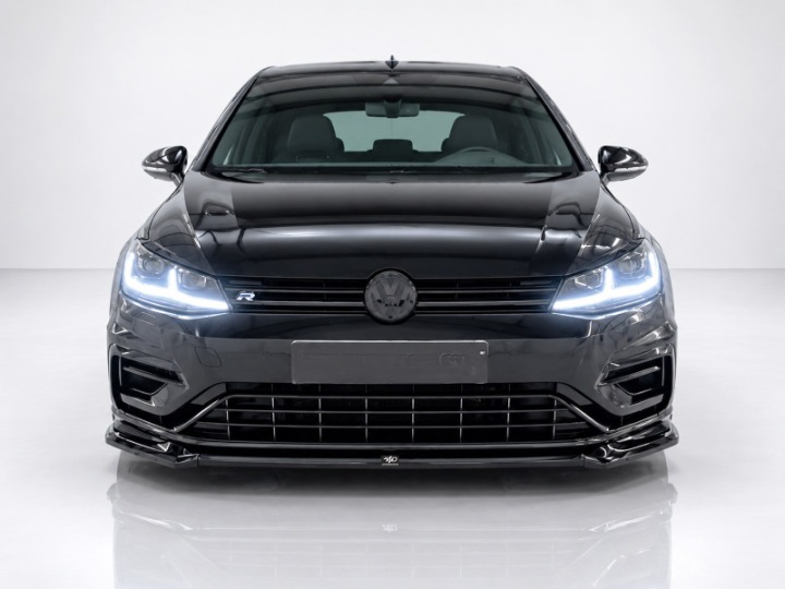 💕ART.10256 SPLITTER V.2 VW Golf Mk7 Facelift R-Line NERO LUCIDO💕
