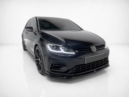 💕ART.10256 SPLITTER V.2 VW Golf Mk7 Facelift R-Line NERO LUCIDO💕