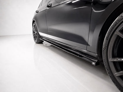 💕ART.10255 SOTTO  MINIGONNE Volkswagen Golf Mk7 Facelift R-Line NERO LUCIDO💕