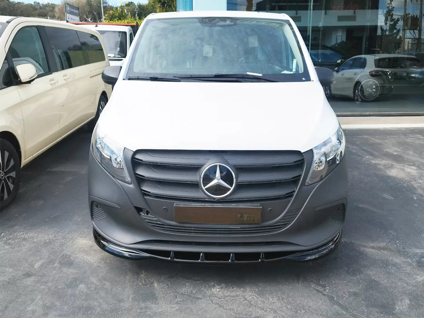 😎ART.4316 SPLITTER ANTERIORE ADATTO PER MERCEDES VITO W447 FACELIFT 2024+😎