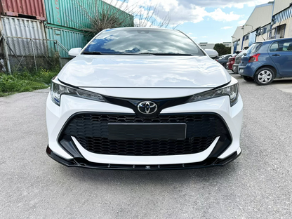 Splitter anteriore adatto per Toyota Corolla Mk12 Hatchback/Touring Sports 2018-