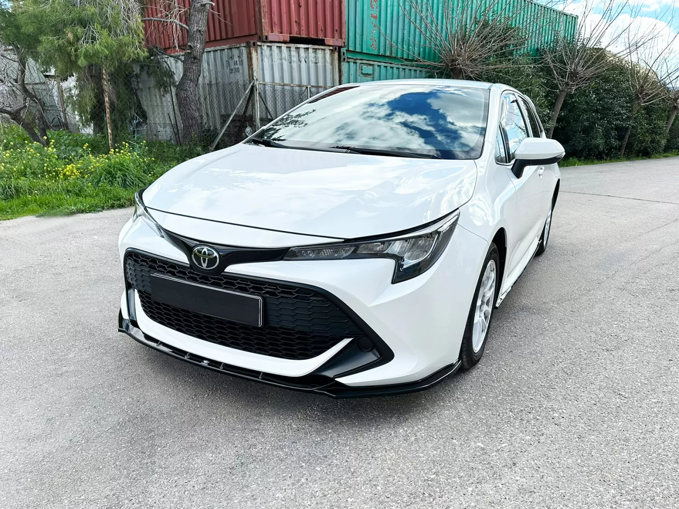 Splitter anteriore adatto per Toyota Corolla Mk12 Hatchback/Touring Sports 2018-