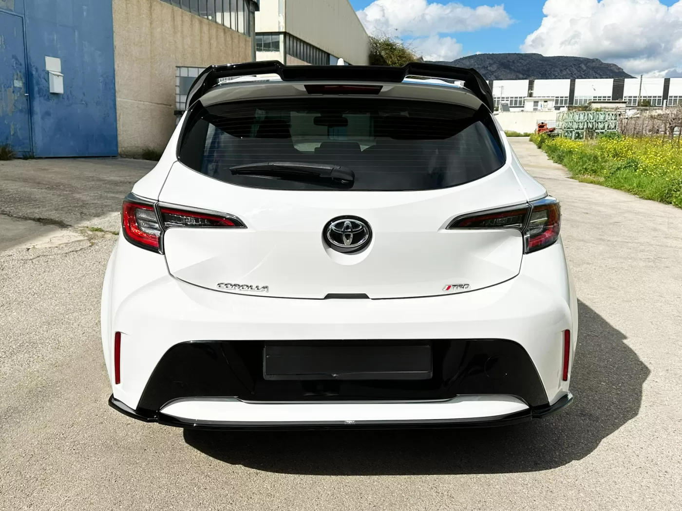 Rear Splitter suitable for Toyota Corolla Mk12 Hatchback 2018-