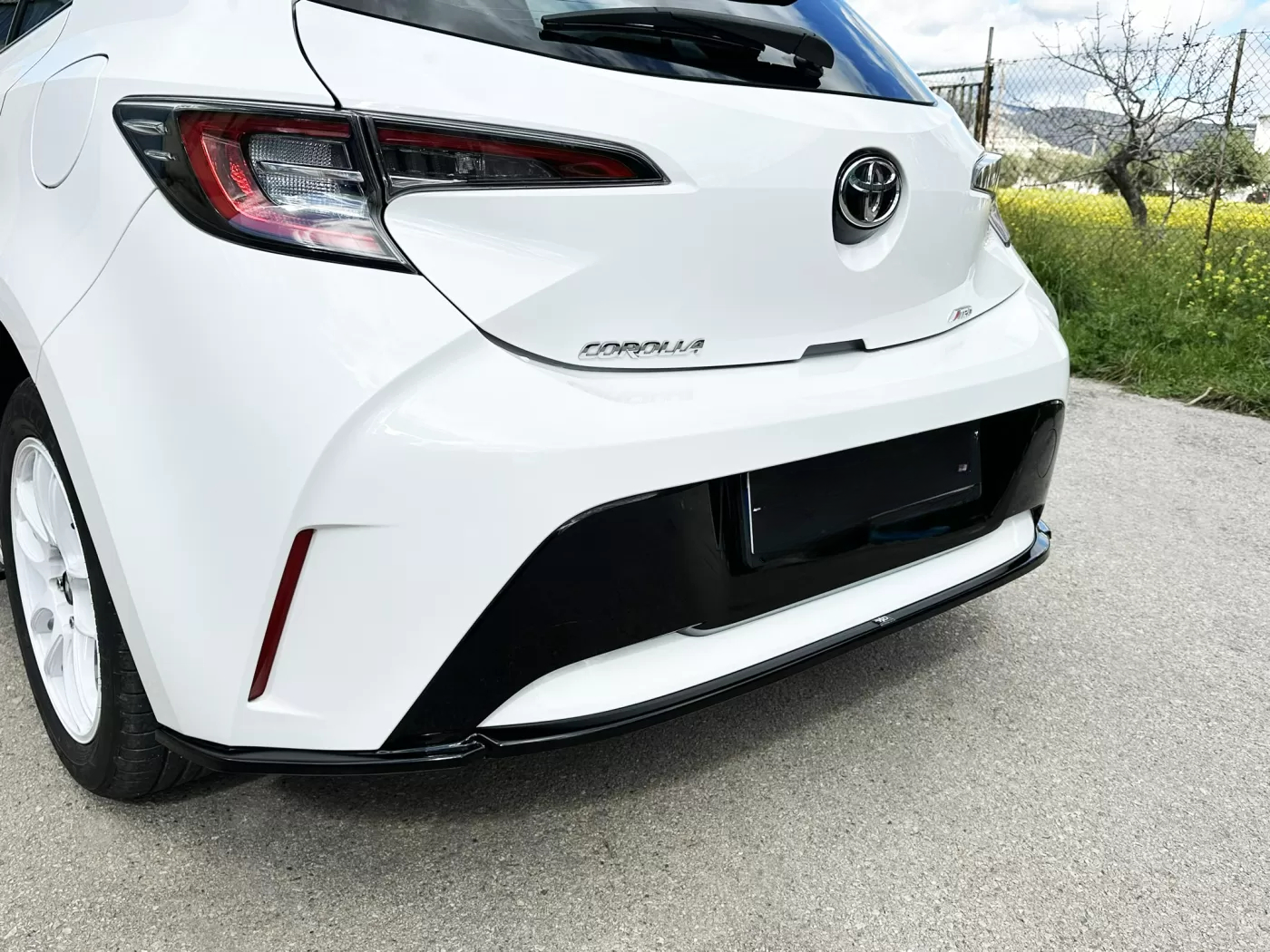 Rear Splitter suitable for Toyota Corolla Mk12 Hatchback 2018-