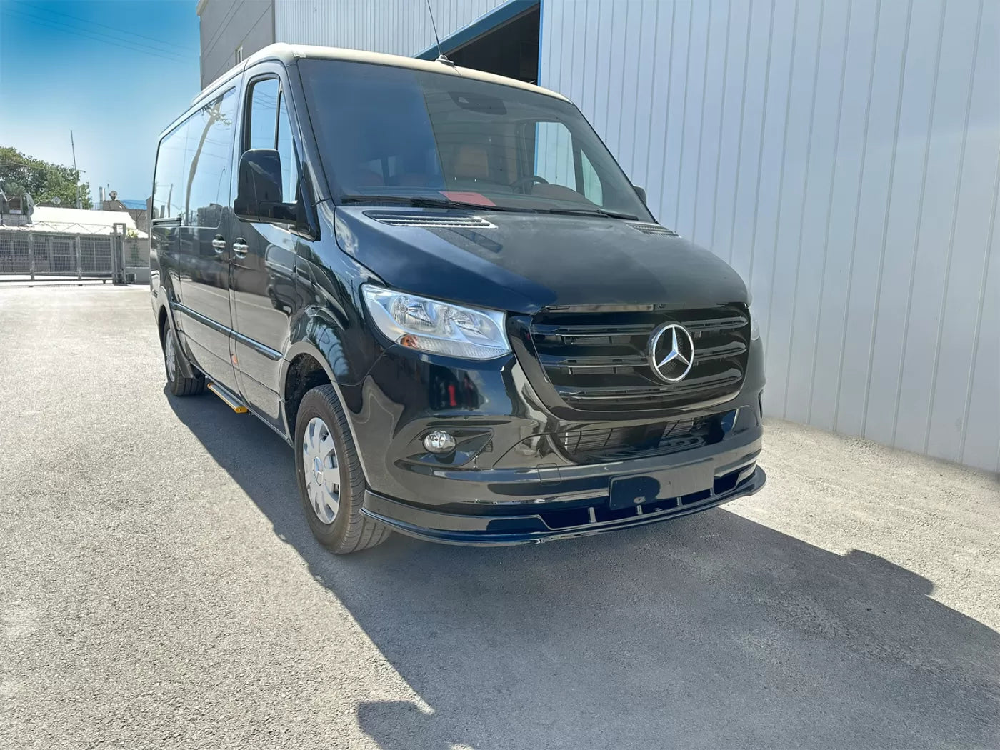 Splitter anteriore adatto per Mercedes Sprinter Mk3 2018-