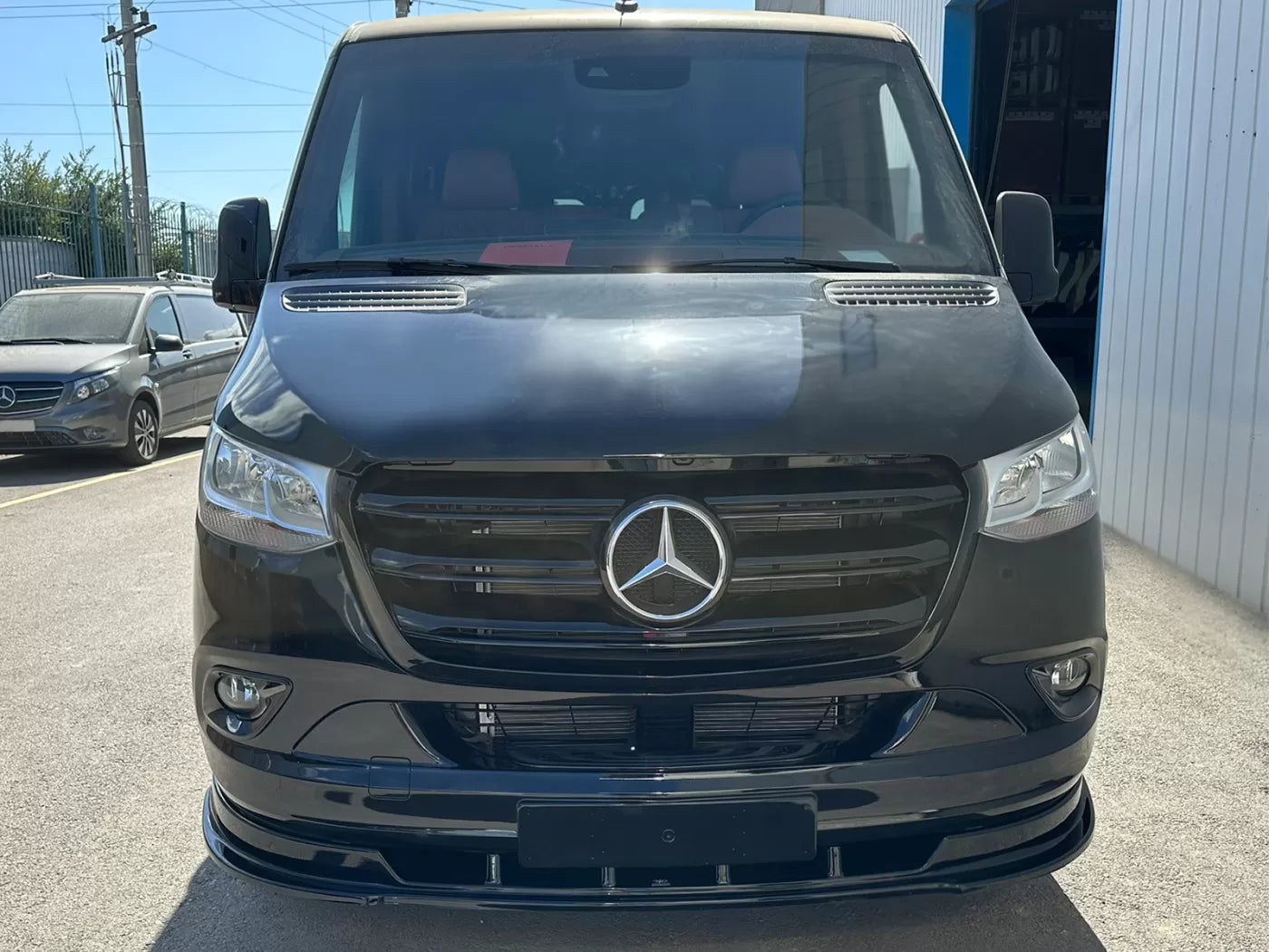 Splitter anteriore adatto per Mercedes Sprinter Mk3 2018-